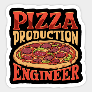 Pizza Production Engineer - Pizza Expert Sticker